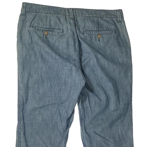 Gap Girlfriend Style Chambray Light Blue Chino Pant Women's Size 8/29 - Picture 11 of 11